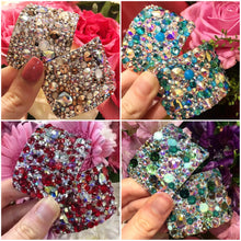 Load image into Gallery viewer, 'Showstopper' Multicolour Crystal Chaos Heavy Buckles (Made Using Luxury Crystals)
