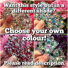 Load image into Gallery viewer, 'Showstopper' Multicolour Crystal Chaos Heavy Buckles (Made Using Luxury Crystals)
