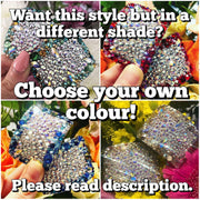 'Champion' Multicolour Crystal Chaos Heavy Buckles (Made Using Luxury Crystals) - Crystal Chaos