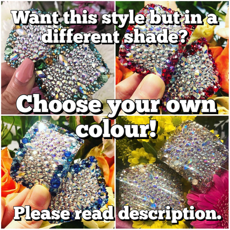 'Champion' Multicolour Crystal Chaos Heavy Buckles (Made Using Luxury Crystals) - Crystal Chaos