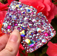 Load image into Gallery viewer, 'Love Bug' Multicolour Crystal Chaos Heavy Buckles (Made Using Luxury Crystals)
