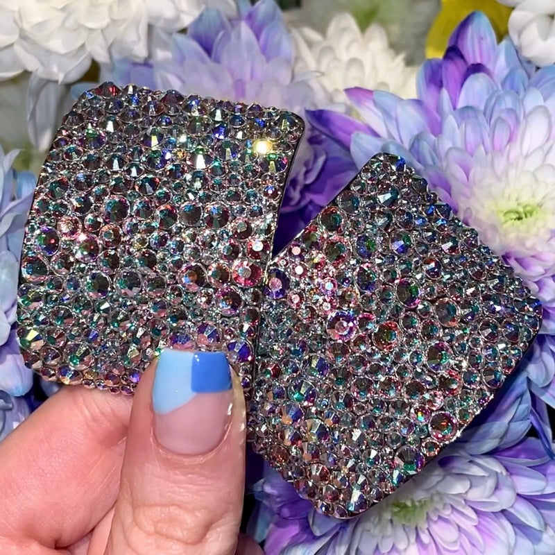 ‘Protostar’ AB Crystal Chaos Heavy Buckles (Made Using Luxury Crystals) - Crystal Chaos