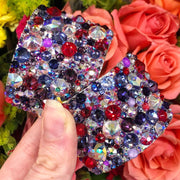 'Showstopper' Multicolour Crystal Chaos Heavy Buckles (Made Using Luxury Crystals) - Crystal Chaos