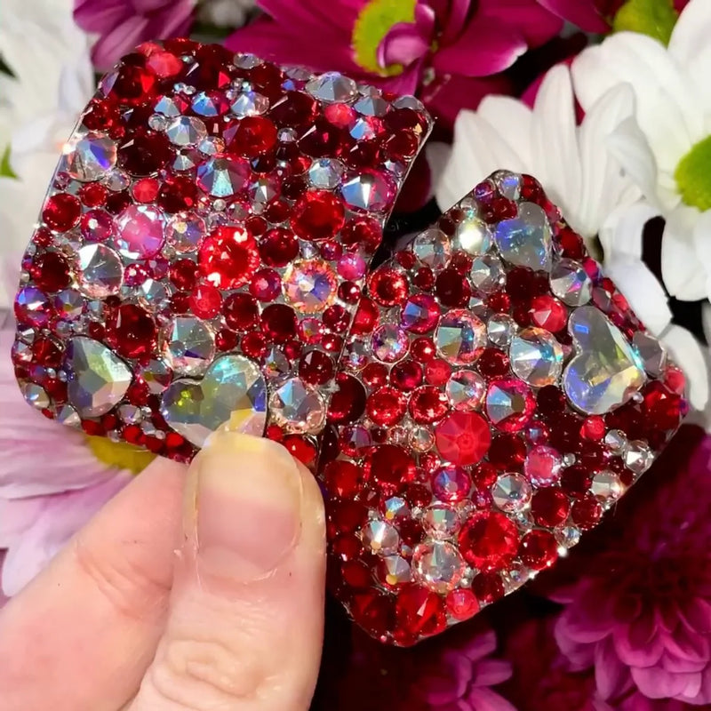 'Love Bug' Multicolour Crystal Chaos Heavy Buckles (Made Using Luxury Crystals) - Crystal Chaos
