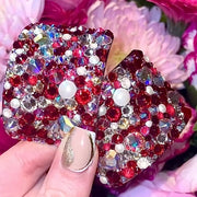 'Showstopper' Multicolour Crystal Chaos Heavy Buckles (Made Using Luxury Crystals) - Crystal Chaos