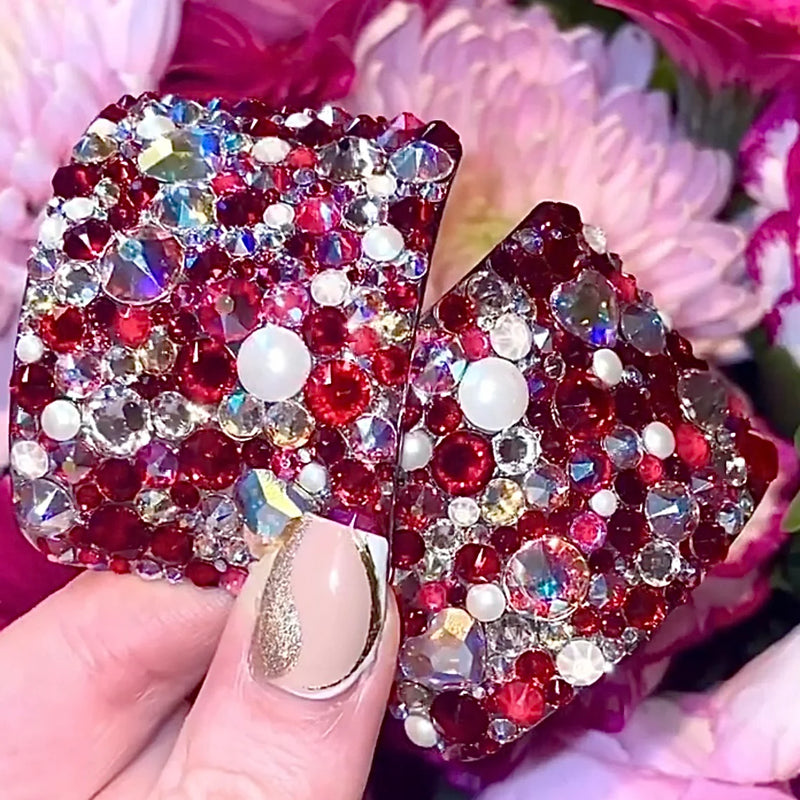 'Showstopper' Multicolour Crystal Chaos Heavy Buckles (Made Using Luxury Crystals) - Crystal Chaos