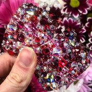'Showstopper' Multicolour Crystal Chaos Heavy Buckles (Made Using Luxury Crystals) - Crystal Chaos