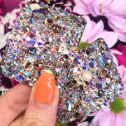 'Showstopper' Multicolour Crystal Chaos Heavy Buckles (Made Using Luxury Crystals) - Crystal Chaos