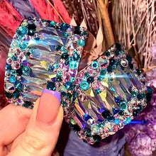 Load image into Gallery viewer, 'Ultimate' Multicolour AB Centre Crystal Chaos Heavy Buckles (Made Using Luxury Crystals)
