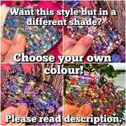 'Ultimate' Multicolour AB Centre Crystal Chaos Heavy Buckles (Made Using Luxury Crystals) - Crystal Chaos