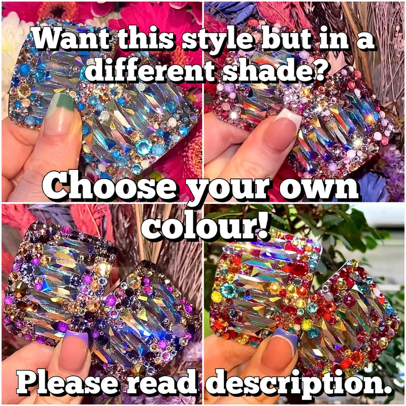 'Ultimate' Multicolour AB Centre Crystal Chaos Heavy Buckles (Made Using Luxury Crystals) - Crystal Chaos