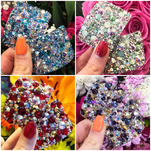 'Universe' Multicolour Crystal Chaos Heavy Buckles (Made Using Luxury Crystals) - Crystal Chaos