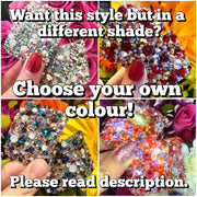 'Universe' Multicolour Crystal Chaos Heavy Buckles (Made Using Luxury Crystals) - Crystal Chaos