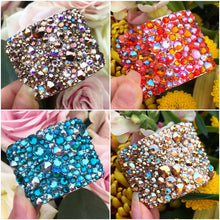 Load image into Gallery viewer, 'Universe' Multicolour Crystal Chaos Heavy Buckles (Made Using Luxury Crystals)
