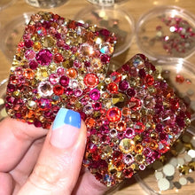 Load image into Gallery viewer, 'Universe' Multicolour Crystal Chaos Heavy Buckles (Made Using Luxury Crystals)
