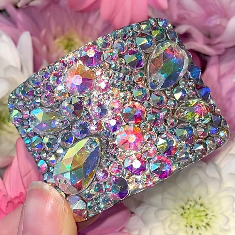 ‘Dewdrop’ AB Crystal Chaos Buckles (Made Using High Quality Rhinestones) - Crystal Chaos