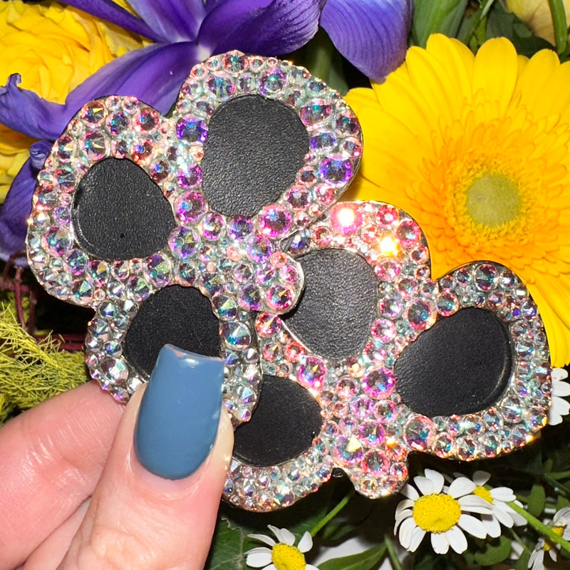 ‘Shamrock’ AB Crystal Chaos Heavy Buckles (Made Using Luxury Crystals) - Crystal Chaos
