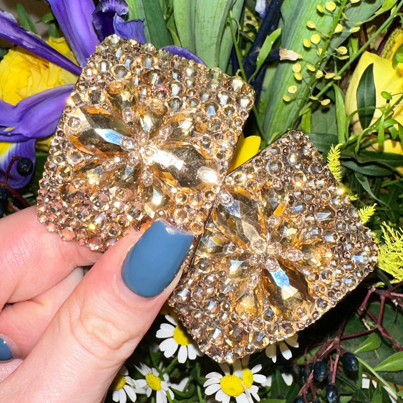 ‘Galactica’ Gold Crystal Chaos Heavy Buckles (Made Using High Quality Rhinestones) - Crystal Chaos