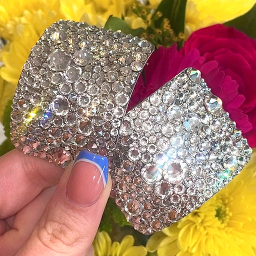 ‘Universe' Clear Crystal Crystal Chaos Heavy Buckles (Made Using Luxury Crystals) - Crystal Chaos
