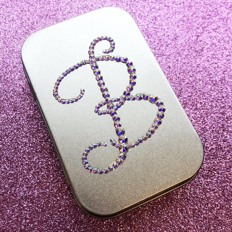 Initial Buckles Case (Made Using High Quality Rhinestone) - Crystal Chaos