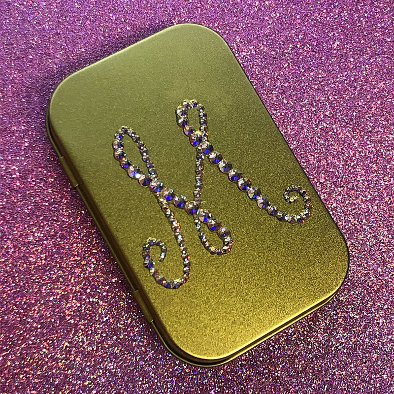 Initial Buckles Case (Made Using High Quality Rhinestone) - Crystal Chaos