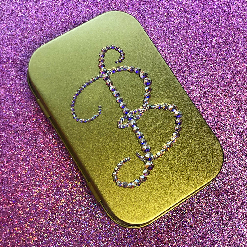 Initial Buckles Case (Made Using High Quality Rhinestone) - Crystal Chaos