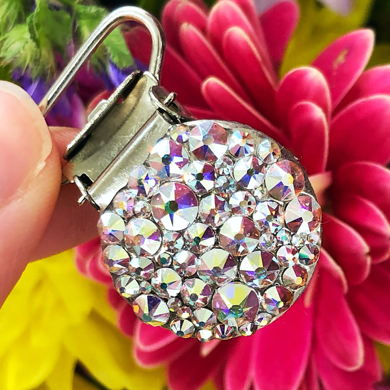 ‘Universe’ AB Crystal Chaos Number Clip (Made Using Luxury Crystals) - Crystal Chaos