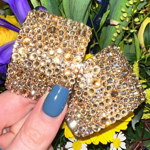 ‘Universe' Gold Crystal Chaos Heavy Buckles (Made Using High Quality Rhinestones) - Crystal Chaos
