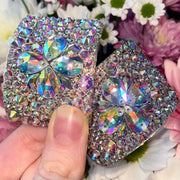 ‘Chaos Clover’ AB Crystal Chaos Heavy Buckles (Made With High Quality Rhinestones) - Crystal Chaos