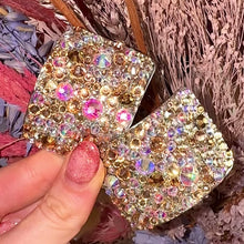 Load and play video in Gallery viewer, 'Universe' Gold Mix Crystal Chaos Heavy Buckles (Made Using High Quality Rhinestones)
