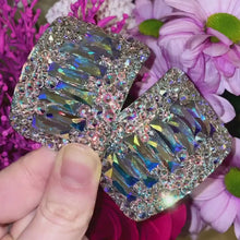 Load and play video in Gallery viewer, ‘Ultimate' AB Crystal Chaos Heavy Buckles (Made Using Luxury Crystals)

