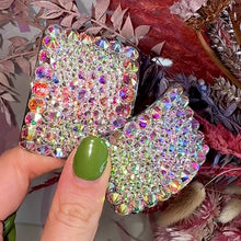 Load and play video in Gallery viewer, (READY TO SHIP) ‘Perfect Pair’ AB Crystal Chaos Buckles (Made Using High Quality Rhinestones)
