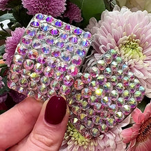 Load and play video in Gallery viewer, 'Demure' AB Crystal Chaos Heavy Buckles (Made Using High Quality Rhinestones)
