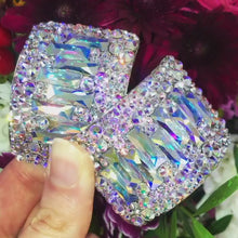 Load and play video in Gallery viewer, ‘Ultimate' AB Crystal Chaos Heavy Buckles (Made Using Luxury Crystals)
