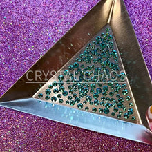 Load and play video in Gallery viewer, Blue Zircon AB, Non-Hotfix PRECIOSA Crystals Mixed Size Pack SS5/SS7/SS10 150pc

