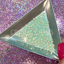 Load and play video in Gallery viewer, Chrysolite Opal, Non-Hotfix PRECIOSA Crystals Mixed Size Pack SS12/SS16 100pc
