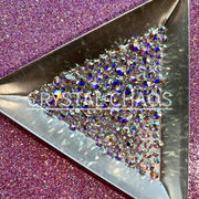 Crystal AB, Non-Hotfix, Non-Hotfix PRECIOSA Crystals Mixed Size Pack SS5/SS7/SS9/SS12/SS16 250pc - Crystal Chaos