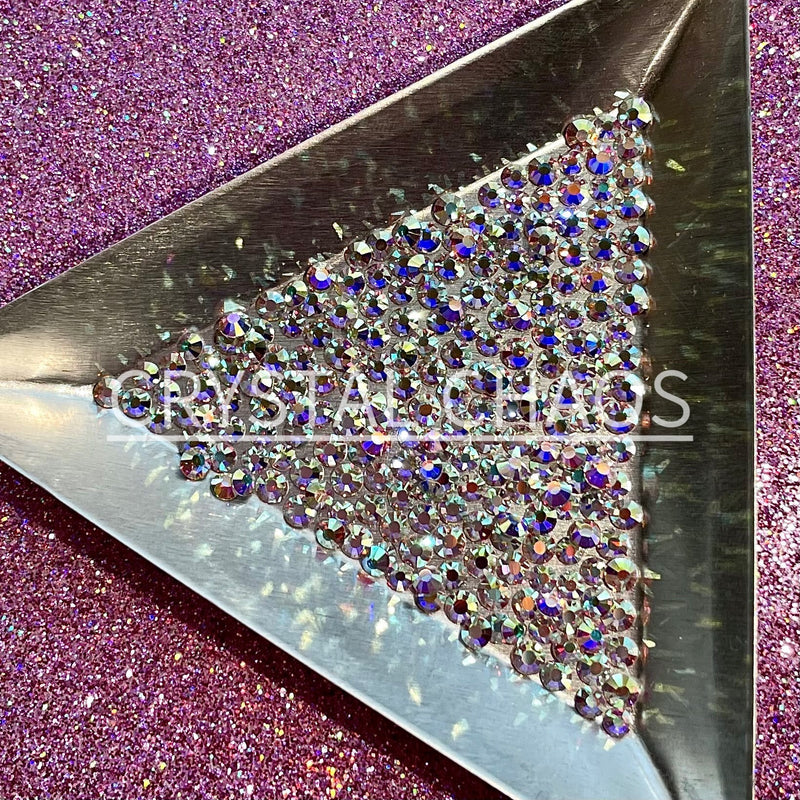 Crystal AB, Non-Hotfix, Non-Hotfix PRECIOSA Crystals Mixed Size Pack SS8/SS9/SS10 300pc - Crystal Chaos
