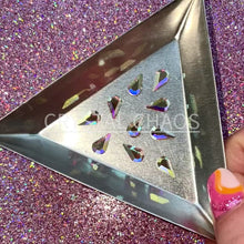 Load and play video in Gallery viewer, Pear 8x4.8mm, Non-Hotfix PRECIOSA Crystals Shape Pack 10pc - Crystal AB
