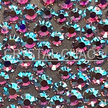 Load image into Gallery viewer, Alexandrite AB, Non-Hotfix PRECIOSA Crystals Mixed Size Pack SS12/SS16 100pc
