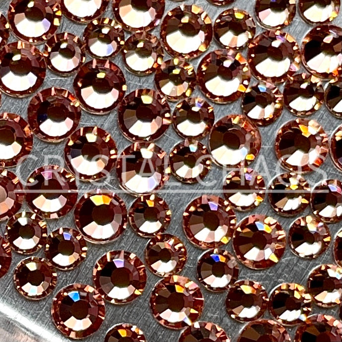 Apricot, Non-Hotfix PRECIOSA Crystals Mixed Size Pack SS12/SS16 100pc - Crystal Chaos