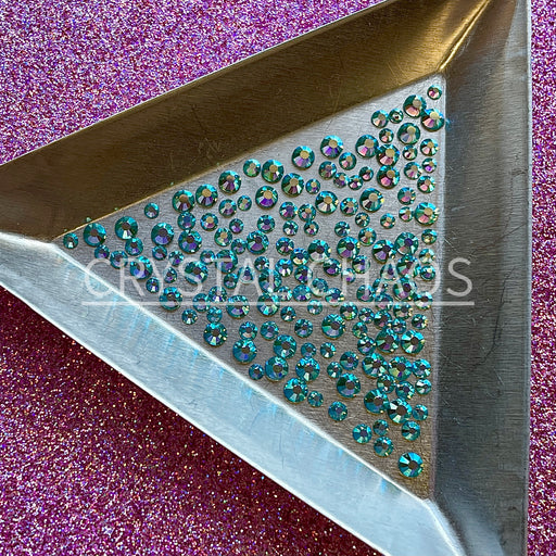 Aqua Bohemica AB, Non-Hotfix PRECIOSA Crystals Mixed Size Pack SS5/SS7/SS10 150pc - Crystal Chaos