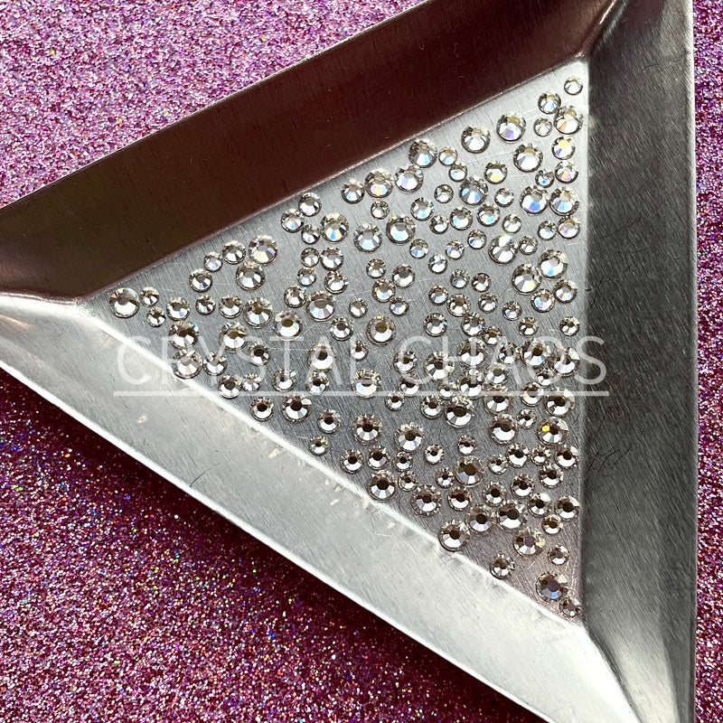 Argent Flare, Non-Hotfix PRECIOSA Crystals Mixed Size Pack SS6/SS7/SS10 150pc - Crystal Chaos