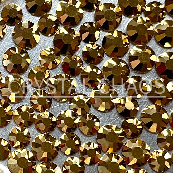 Aurum, Non-Hotfix PRECIOSA Crystals Mixed Size Pack SS12/SS16 100pc - Crystal Chaos