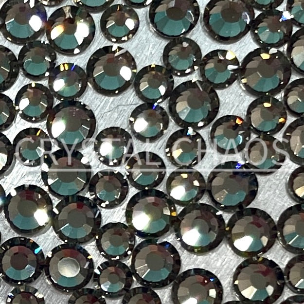 Black Diamond, Non-Hotfix PRECIOSA Crystals Mixed Size Pack SS12/SS16 100pc - Crystal Chaos