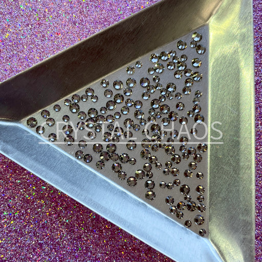 Black Diamond, Non-Hotfix PRECIOSA Crystals Mixed Size Pack SS5/SS7/SS9 150pc - Crystal Chaos