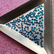 Capri Blue, Non-Hotfix PRECIOSA Crystals Mixed Size Pack SS5/SS7/SS9 150pc - Crystal Chaos