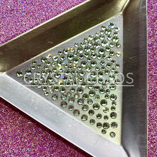 Chrysolite, Non-Hotfix PRECIOSA Crystals Mixed Size Pack SS6/SS8/SS10 150pc - Crystal Chaos