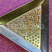 Citrine AB, Non-Hotfix PRECIOSA Crystals Mixed Size Pack SS6/SS8/SS10 150pc - Crystal Chaos