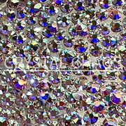 Flatback Crystals, Round, Non-Hotfix PRECIOSA, Crystal AB - Crystal Chaos